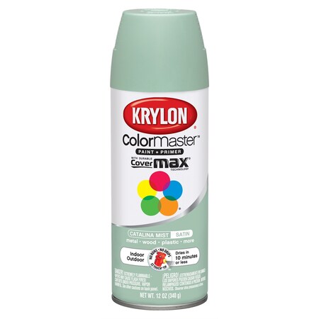 Krylon Catalina Mist, Satin, 12 oz 53529